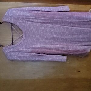 Maurices heathered pink top